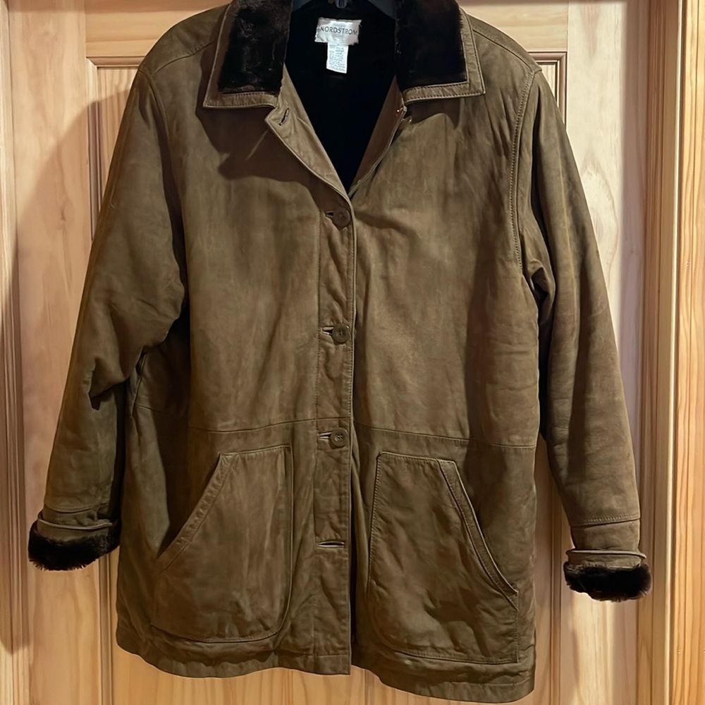 Nice like new leather jacket.